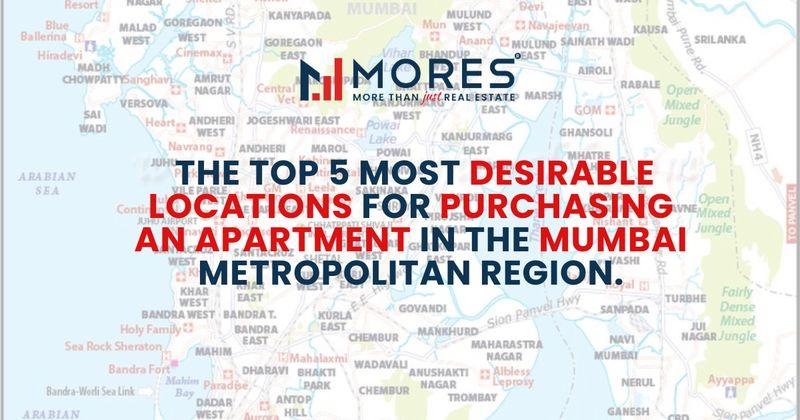 Real Estate Forecast 2025: The top five most desirable locations for purchasing an apartment in the Mumbai Metropolitan Region.