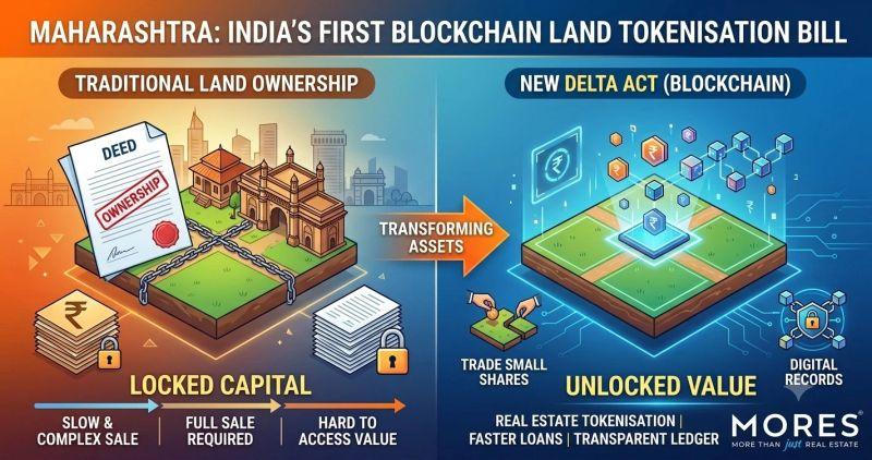 Maharashtra Plans India’s First Blockchain Land Tokenisation Law: What It Means for Property Owners