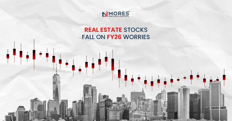Nifty Realty drops 1.22% as developers worry about missing sales projections for FY26.