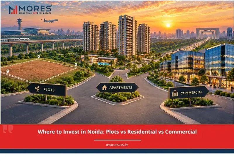 Where to Invest in Noida: Plots vs apartments vs Commercial