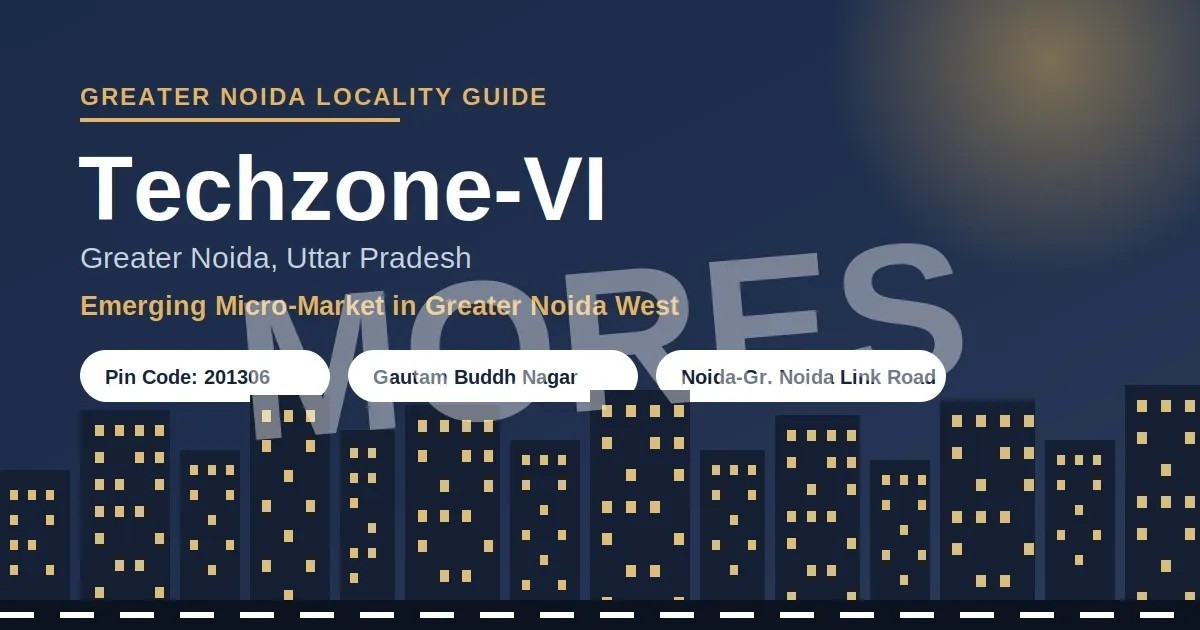 Techzone-VI, Greater noida